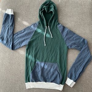 AMERICAN APPAREL color-blocked hoodie